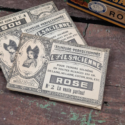 Box of "L'Alsacienne - Rose" hair dye (10 sachets) 