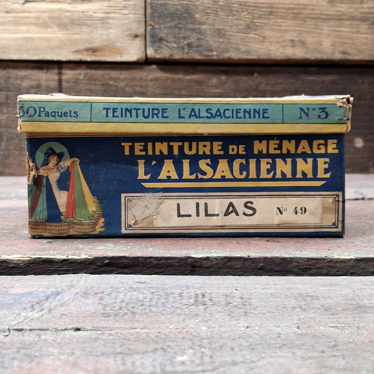 Boite de teinture « L’Alsacienne - Lilas » x25 sachets