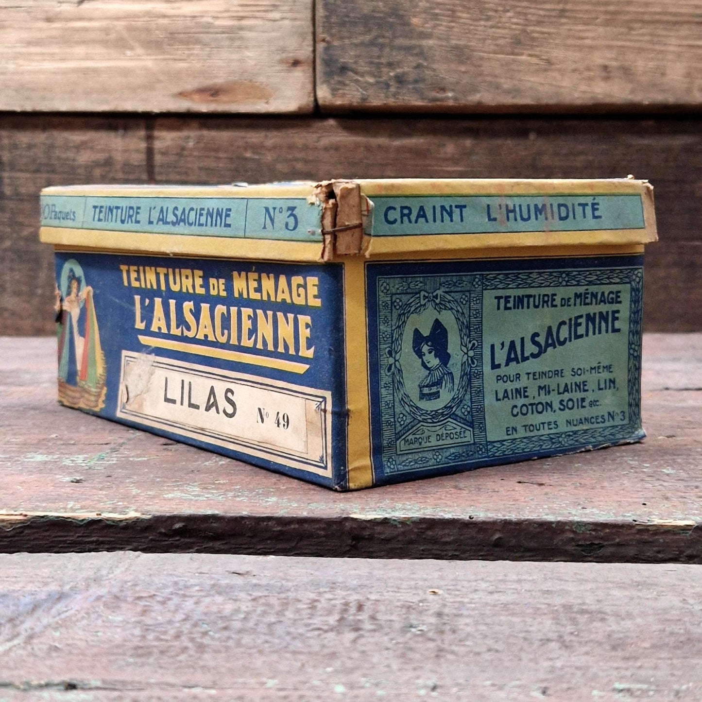Boite de teinture « L’Alsacienne - Lilas » x25 sachets
