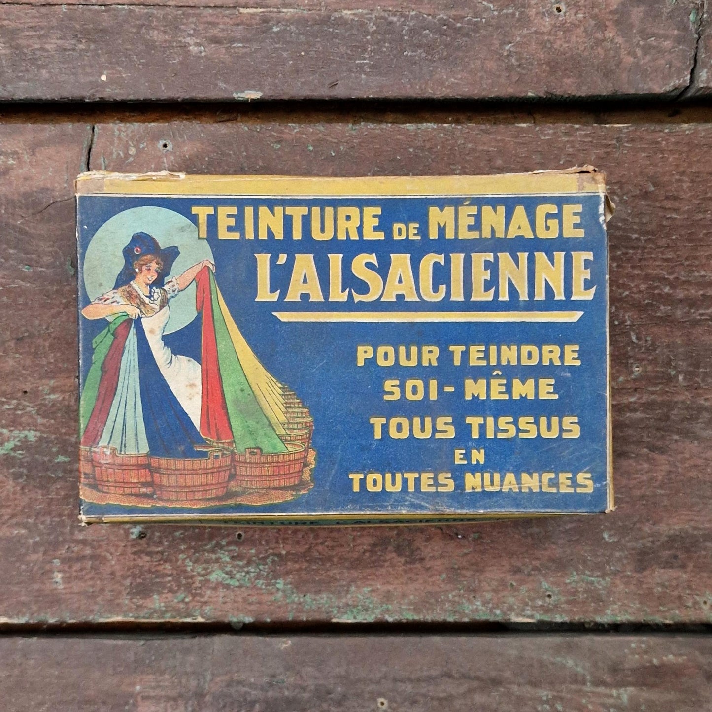 Boite de teinture « L’Alsacienne - Bleu de France » x25 sachets