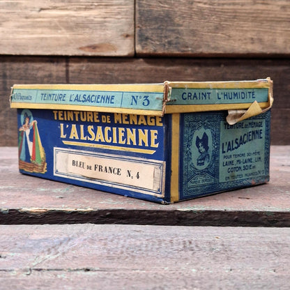 Boite de teinture « L’Alsacienne - Bleu de France » x25 sachets