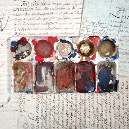 Porcelain painter's palette - J. Rowney, England