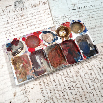 Porcelain painter's palette - J. Rowney, England