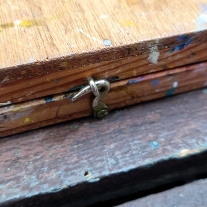 Wooden artist's box - Mixing palette