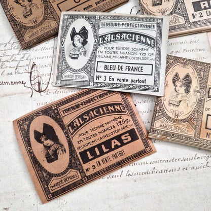 Lot de 5 sachets de teinture différentes "L’Alsacienne"
