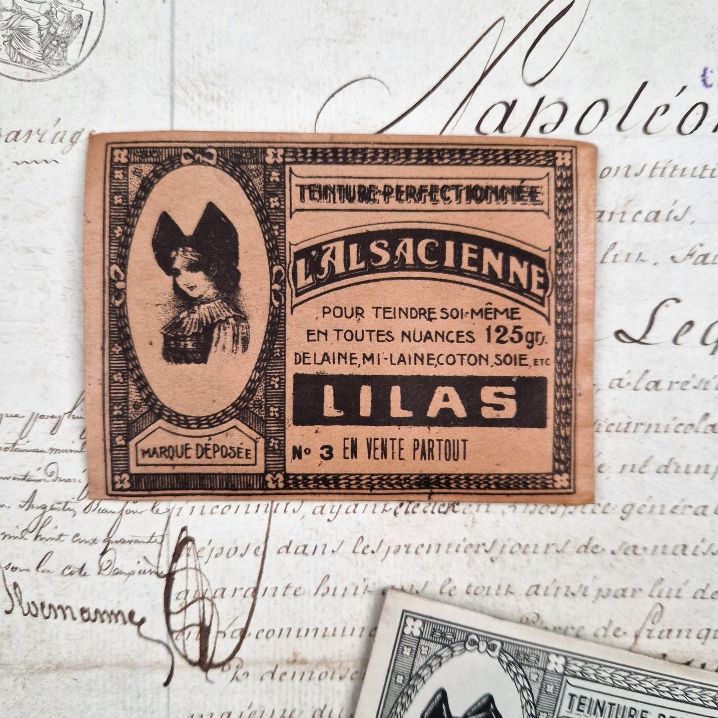 Lot de 2 sachets de teinture "L’Alsacienne"
