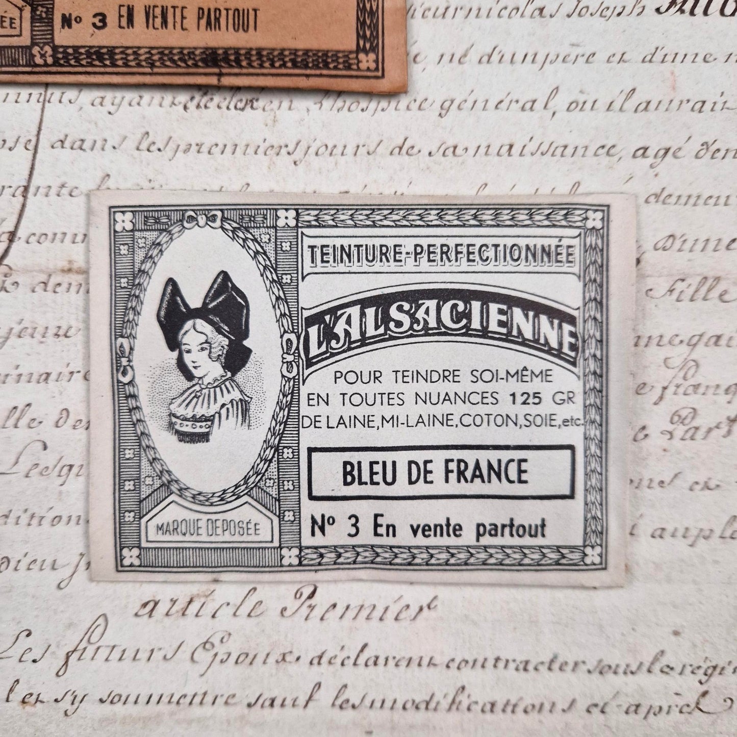 Lot de 2 sachets de teinture "L’Alsacienne"