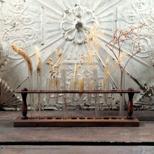 Wooden test tube rack - 12 slots