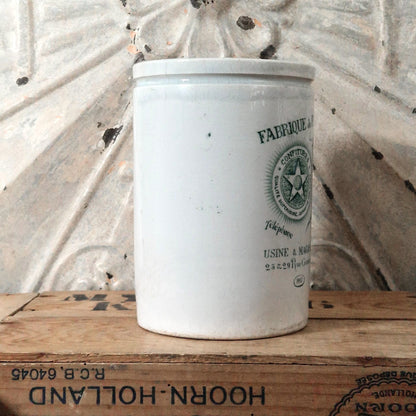 Rare pot à confitures  « F. LUCE » - K&G , format XL