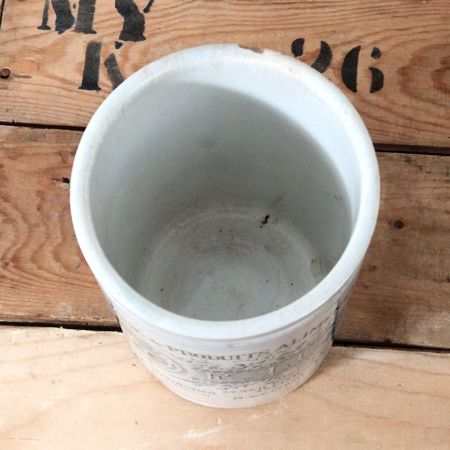 Rare pot à confitures  « F. LUCE » - K&G , format XL