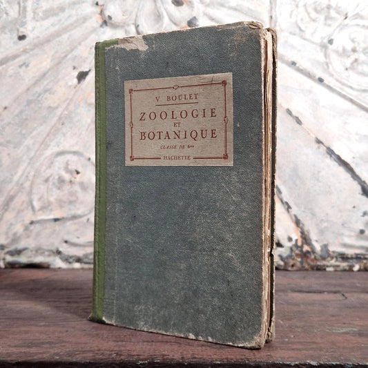 Old educational book "Zoology-Botany" - V. Boulet