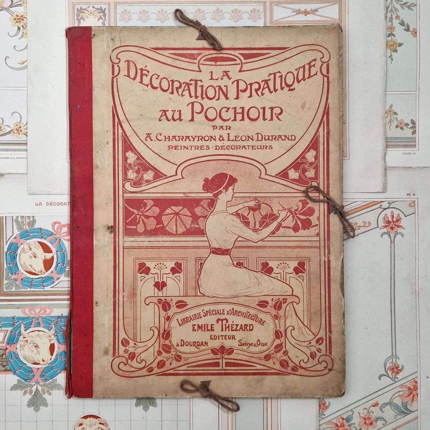 Recueil décoratif « La Décoration pratique au pochoir », Charayron & Durand