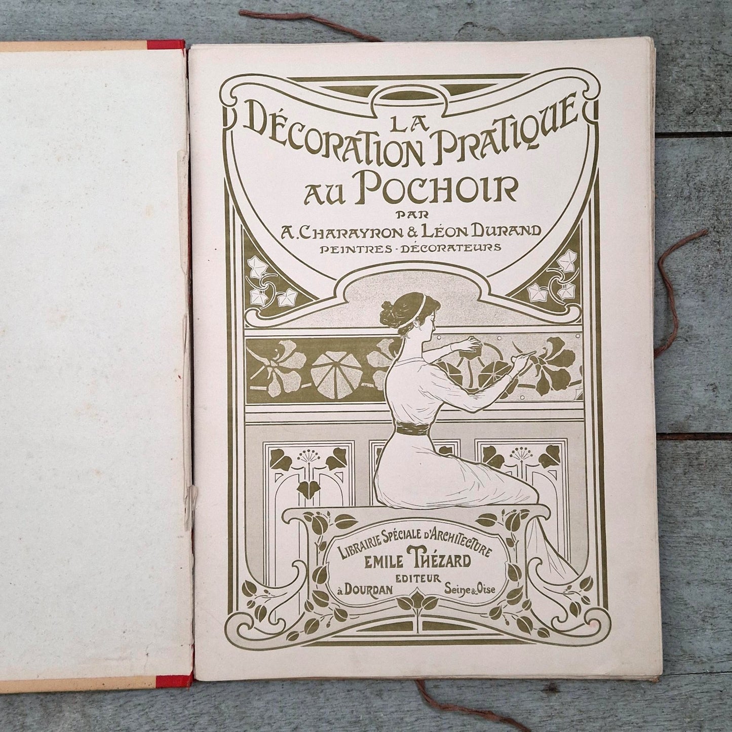 Recueil décoratif « La Décoration pratique au pochoir », Charayron & Durand
