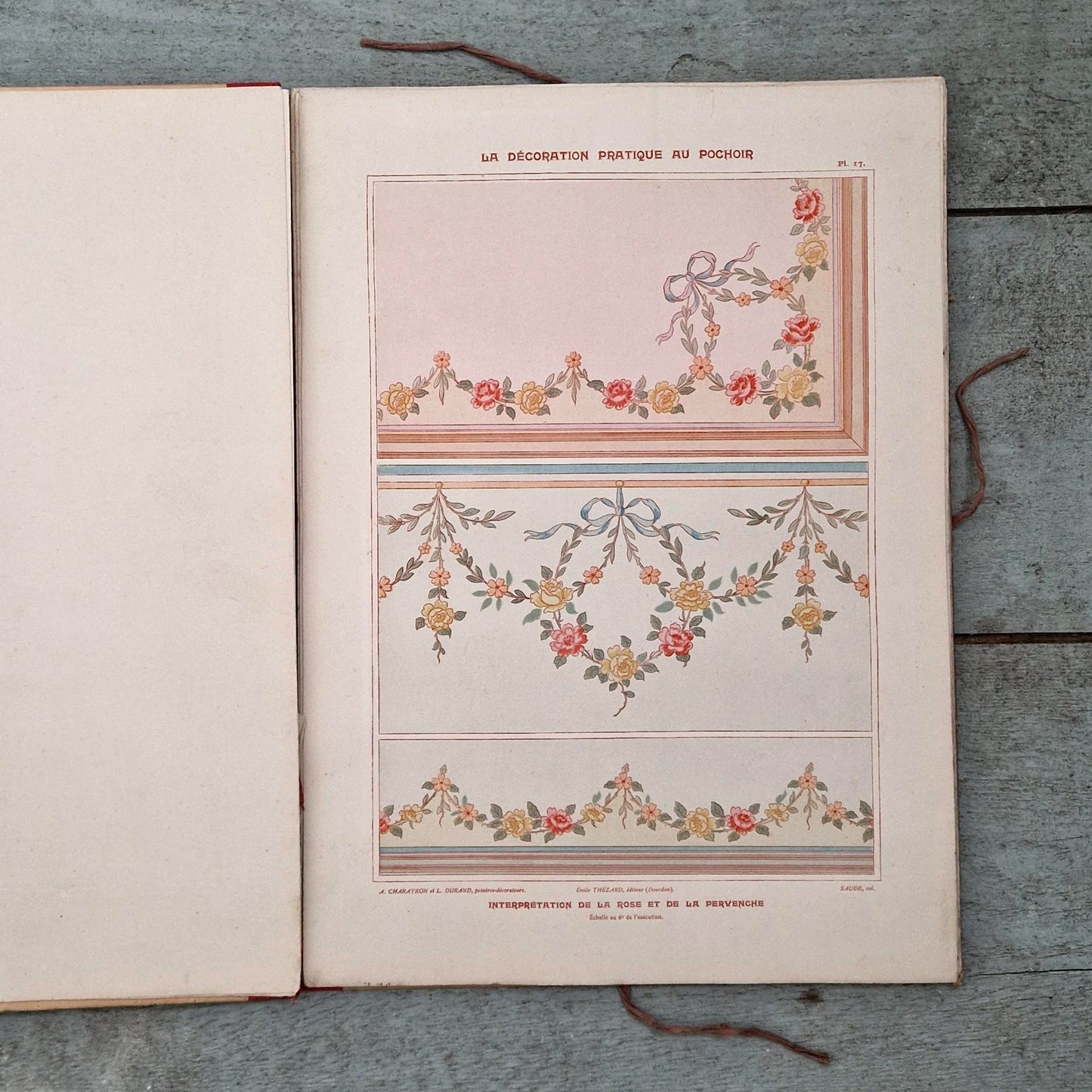Recueil décoratif « La Décoration pratique au pochoir », Charayron & Durand