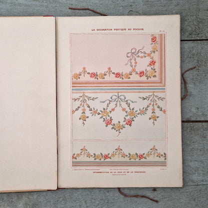 Recueil décoratif « La Décoration pratique au pochoir », Charayron & Durand