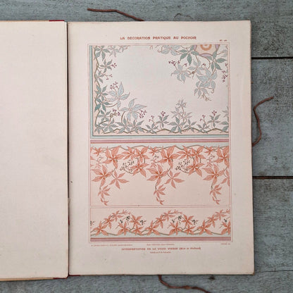 Recueil décoratif « La Décoration pratique au pochoir », Charayron & Durand