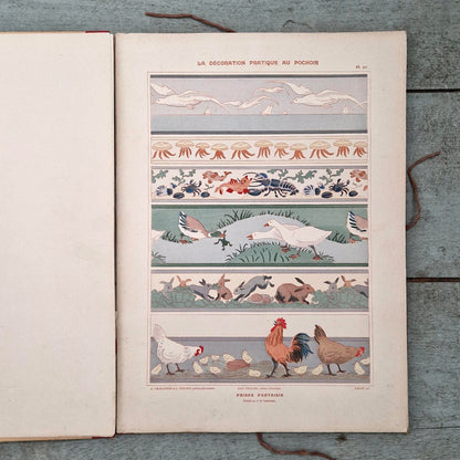 Recueil décoratif « La Décoration pratique au pochoir », Charayron & Durand
