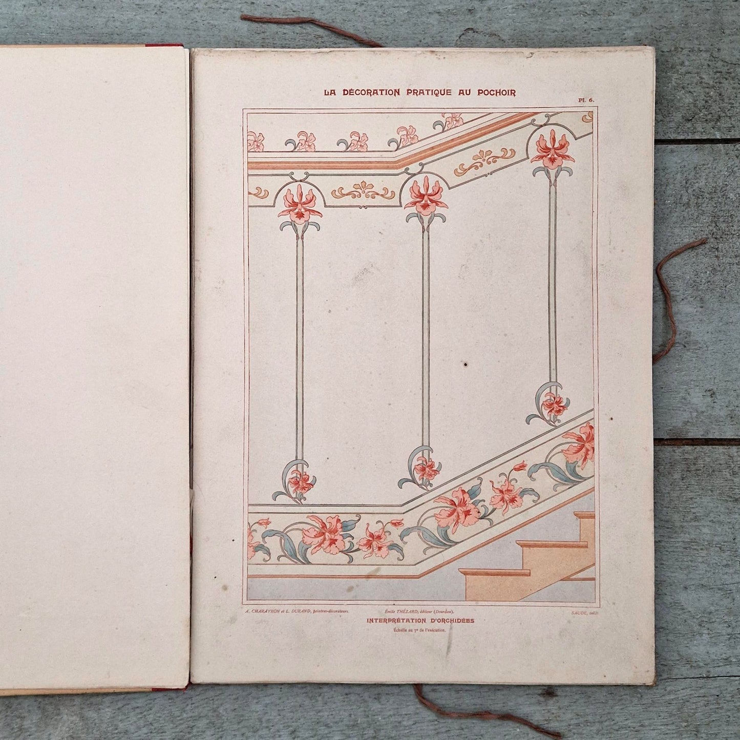 Recueil décoratif « La Décoration pratique au pochoir », Charayron & Durand