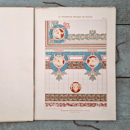 Recueil décoratif « La Décoration pratique au pochoir », Charayron & Durand