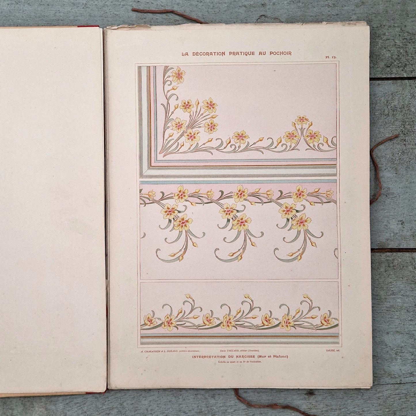 Recueil décoratif « La Décoration pratique au pochoir », Charayron & Durand