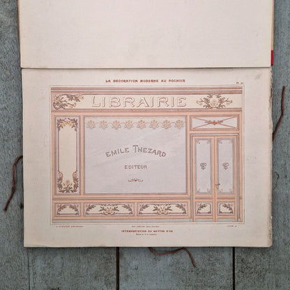 Recueil décoratif « La Décoration Moderne au Pochoir », Charayron & Durand