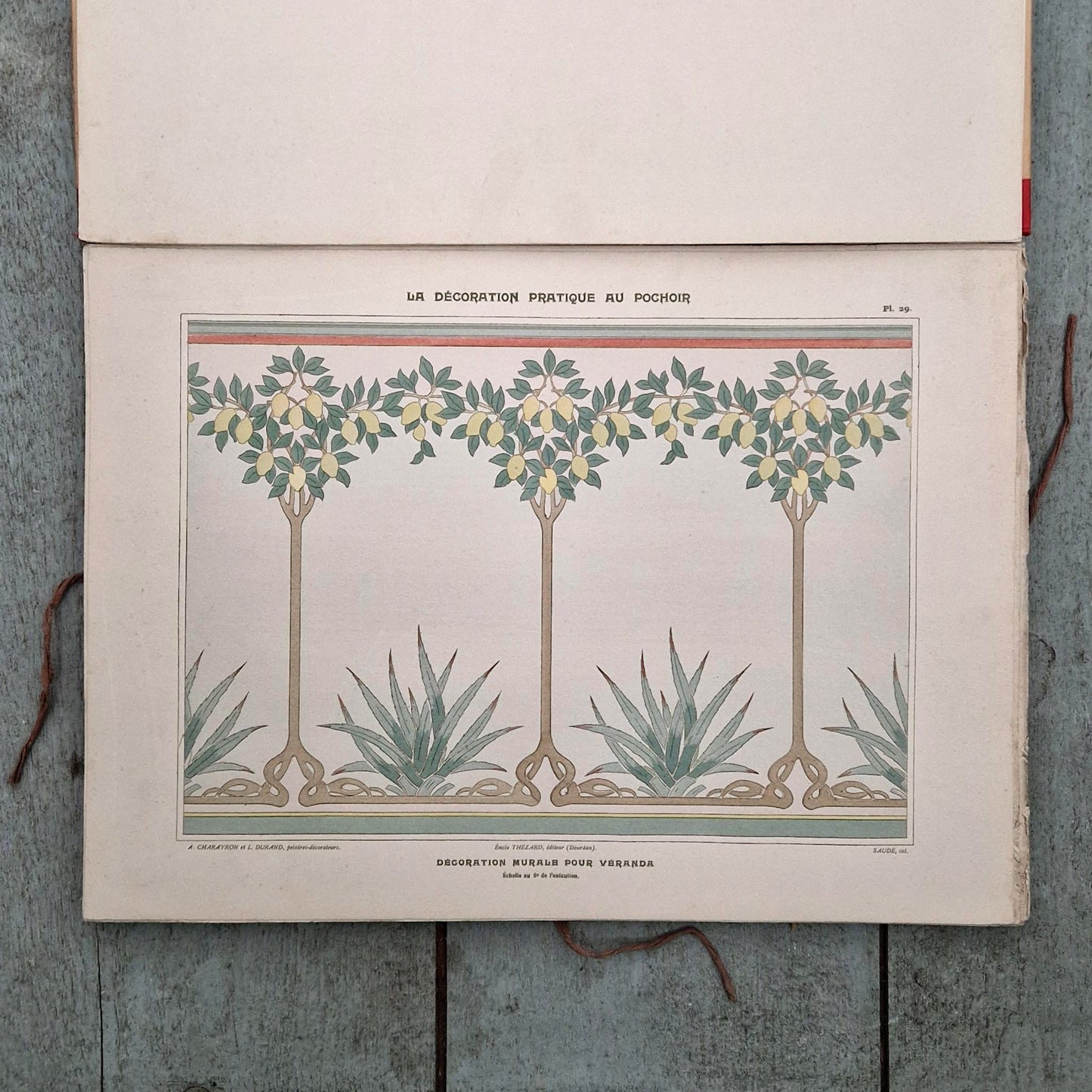 Recueil décoratif « La Décoration pratique au pochoir », Charayron & Durand