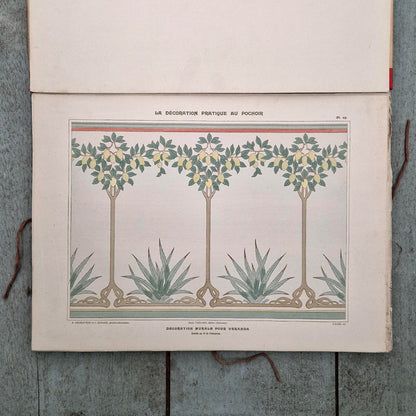 Recueil décoratif « La Décoration pratique au pochoir », Charayron & Durand