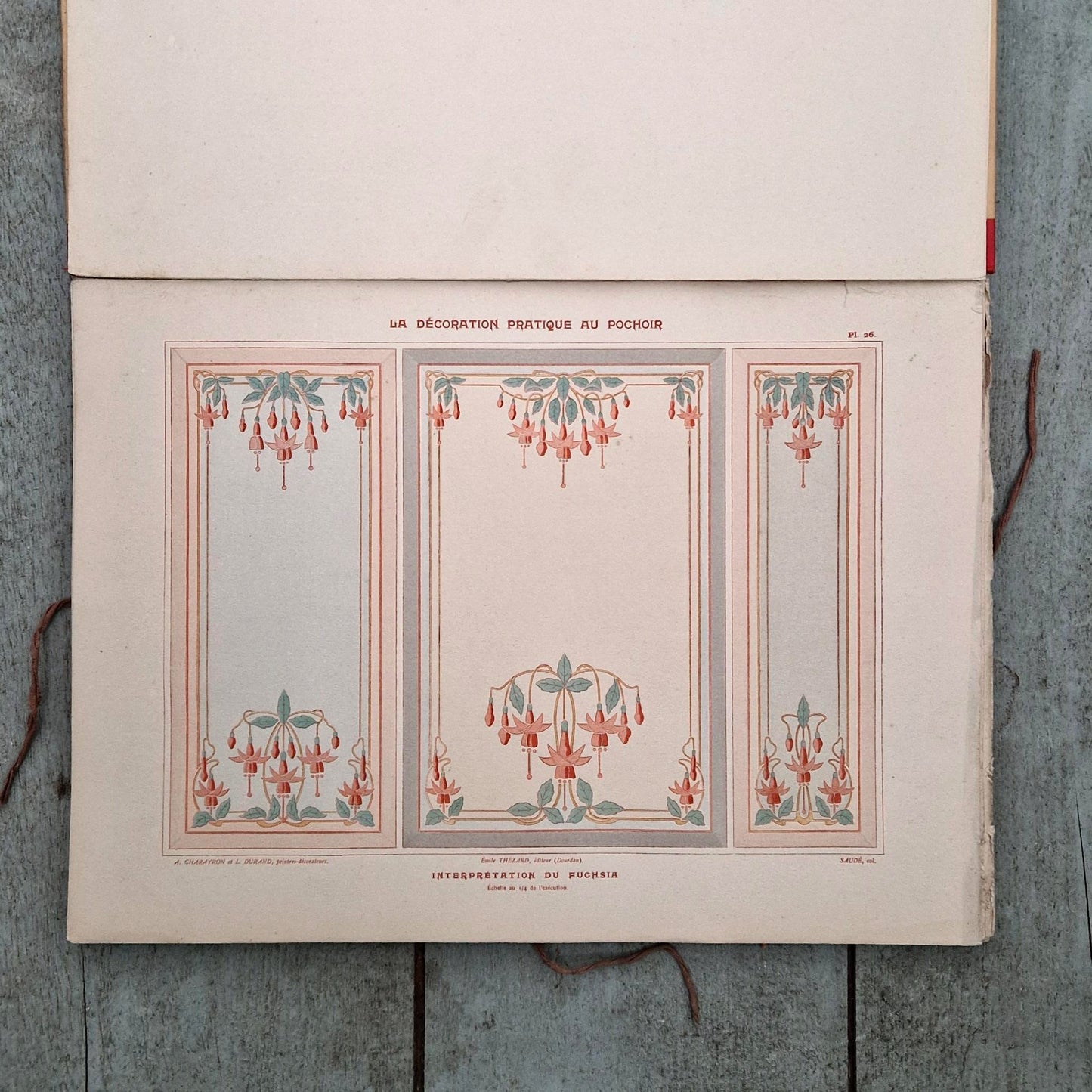 Recueil décoratif « La Décoration pratique au pochoir », Charayron & Durand