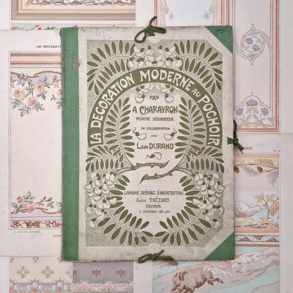 Recueil décoratif « La Décoration Moderne au Pochoir », Charayron & Durand