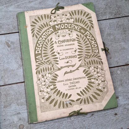 Recueil décoratif « La Décoration Moderne au Pochoir », Charayron & Durand