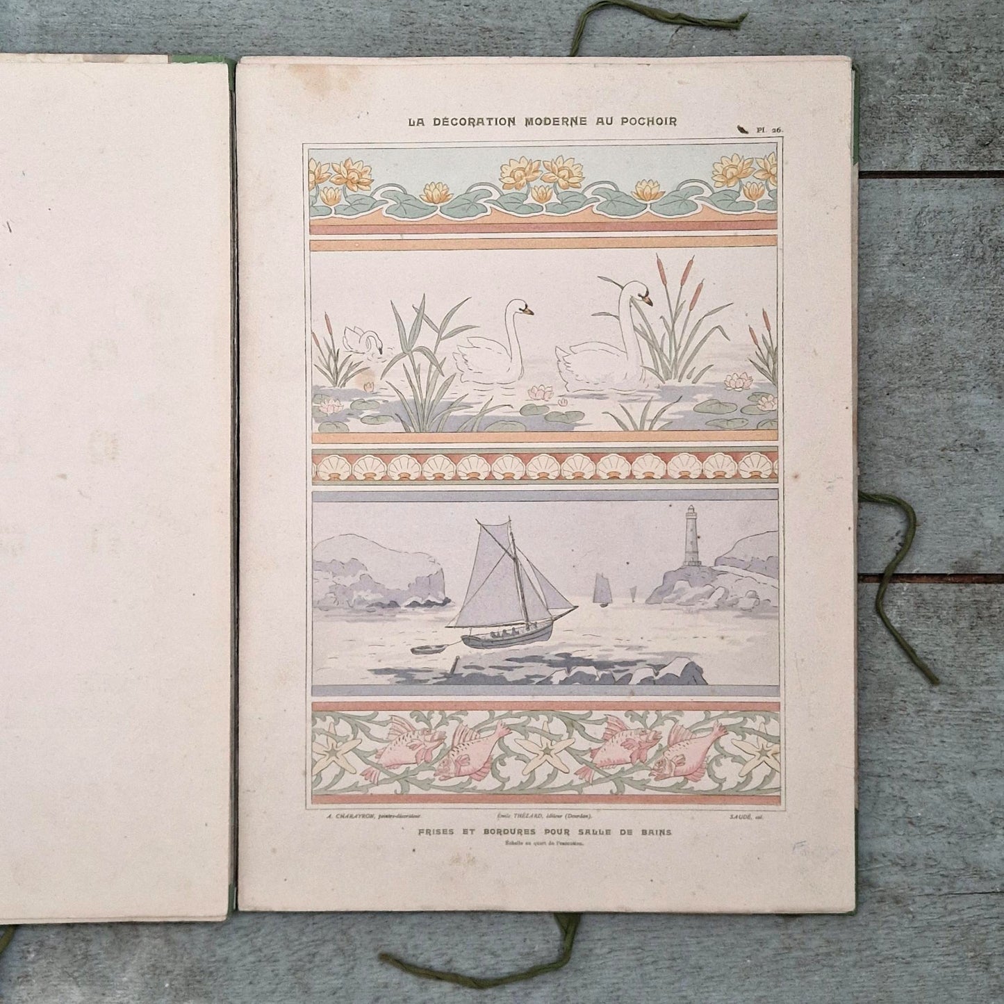 Recueil décoratif « La Décoration Moderne au Pochoir », Charayron & Durand