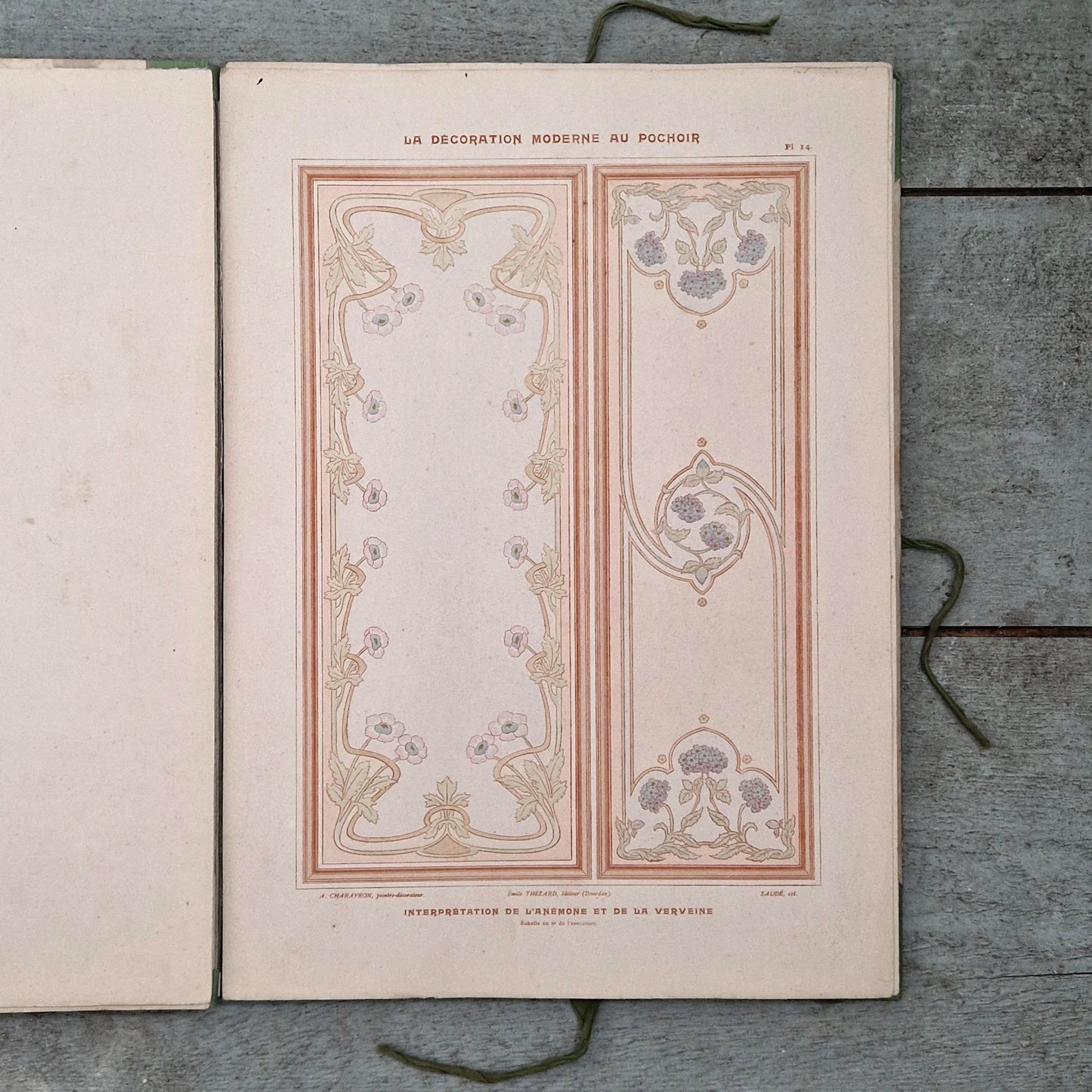 Recueil décoratif « La Décoration Moderne au Pochoir », Charayron & Durand