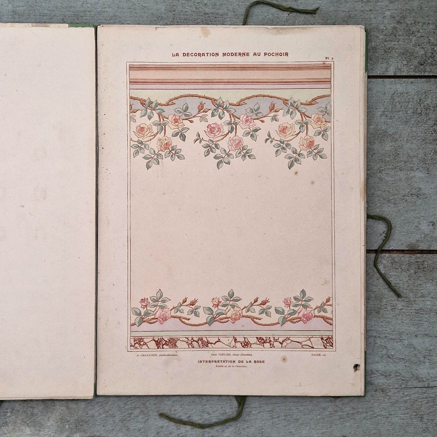 Recueil décoratif « La Décoration Moderne au Pochoir », Charayron & Durand