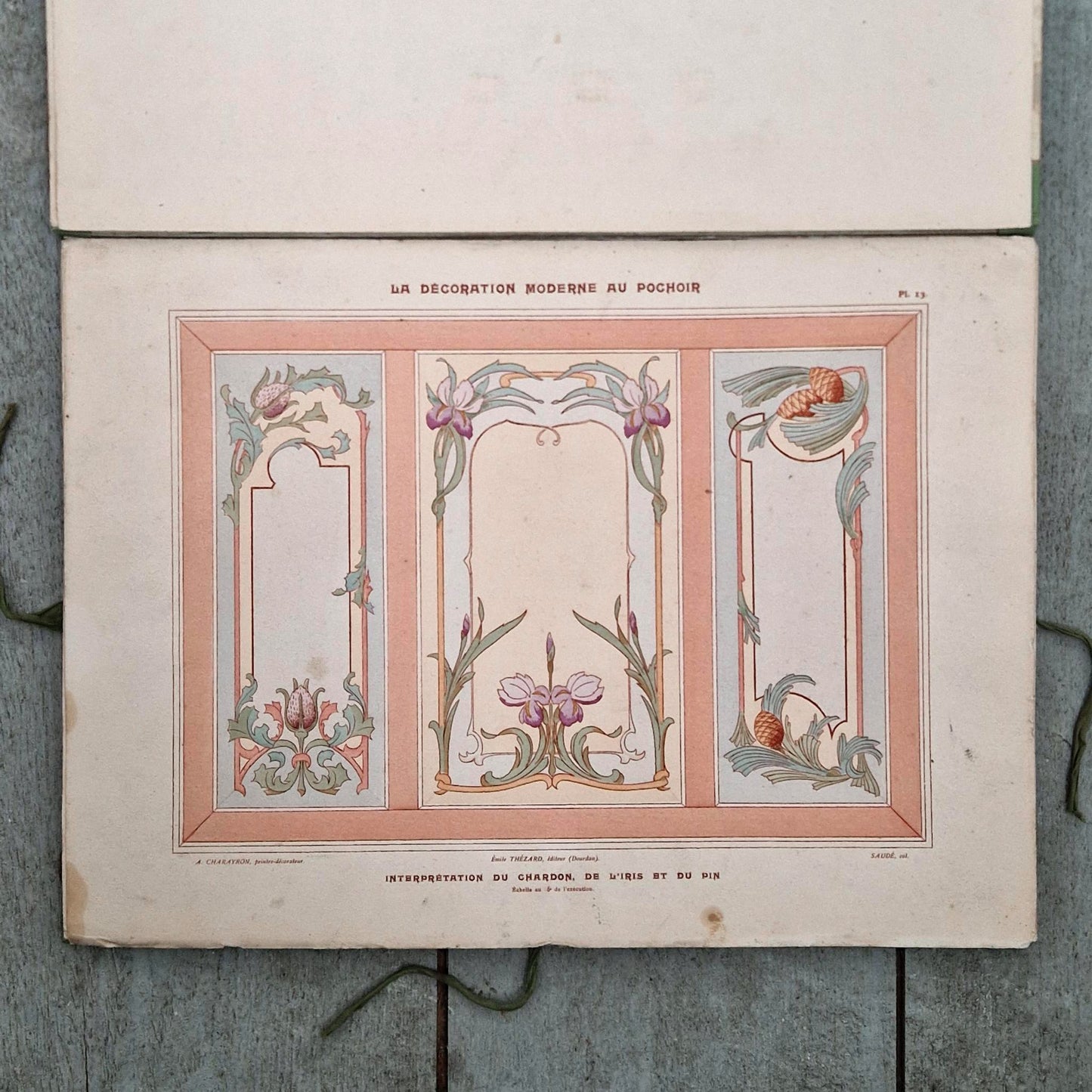 Recueil décoratif « La Décoration Moderne au Pochoir », Charayron & Durand