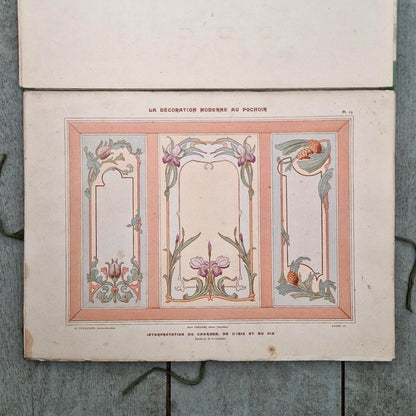 Recueil décoratif « La Décoration Moderne au Pochoir », Charayron & Durand