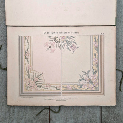 Recueil décoratif « La Décoration Moderne au Pochoir », Charayron & Durand