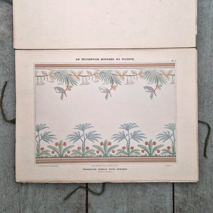 Recueil décoratif « La Décoration Moderne au Pochoir », Charayron & Durand