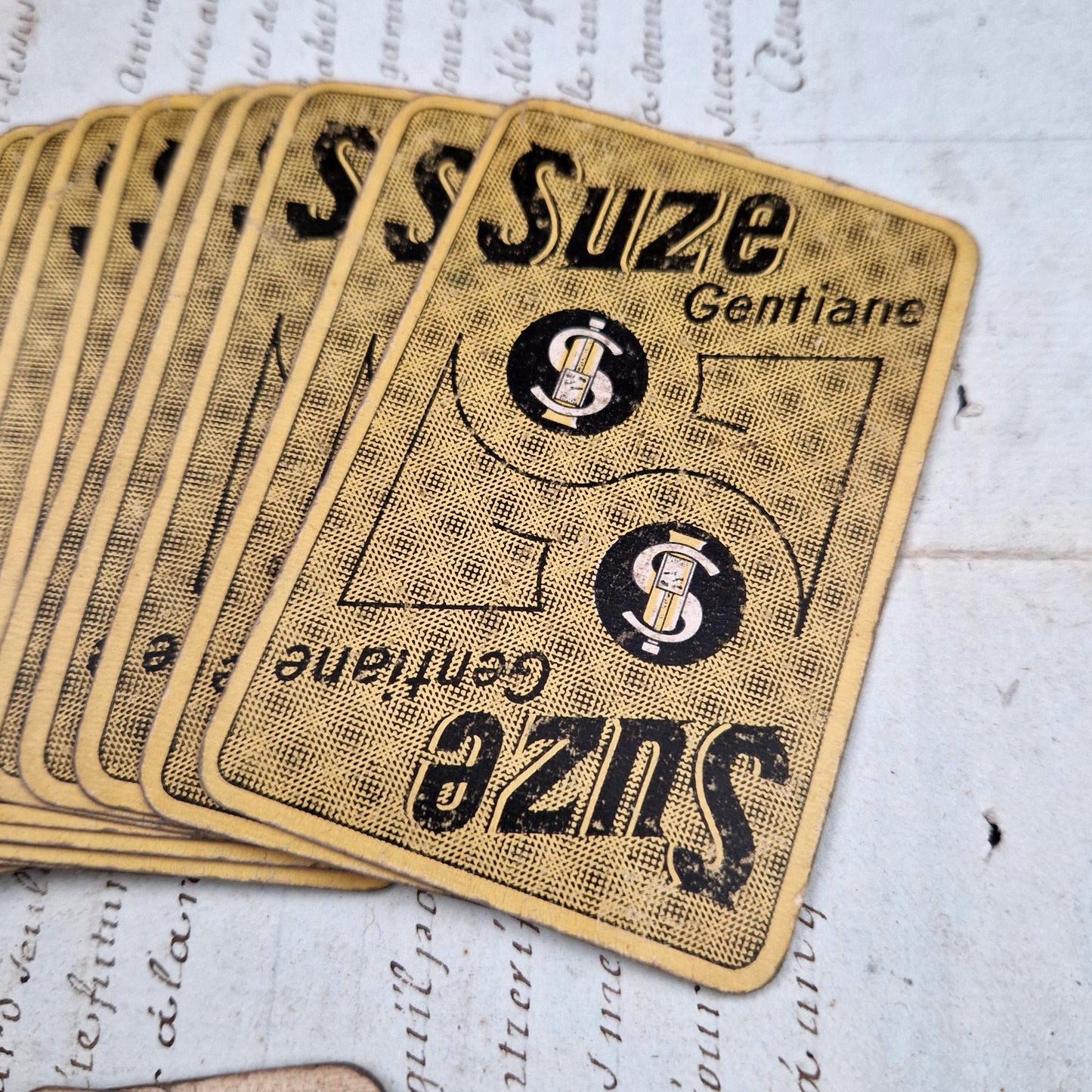 Jeu de cartes publicitaire ancien « SUZE »