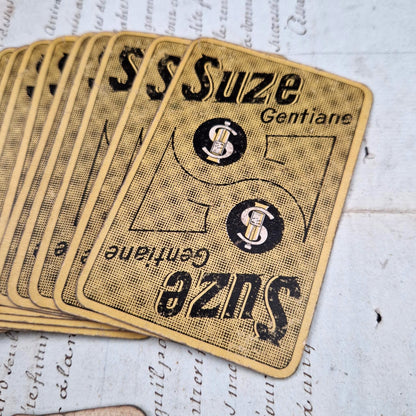 Jeu de cartes publicitaire ancien « SUZE »