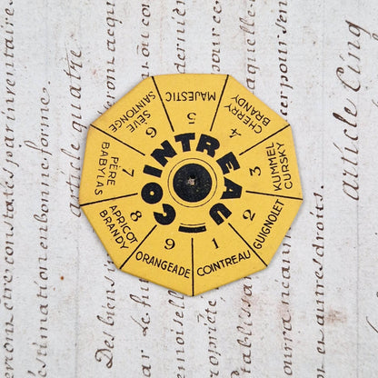 Rare toupie de comptoir publicitaire « COINTREAU »