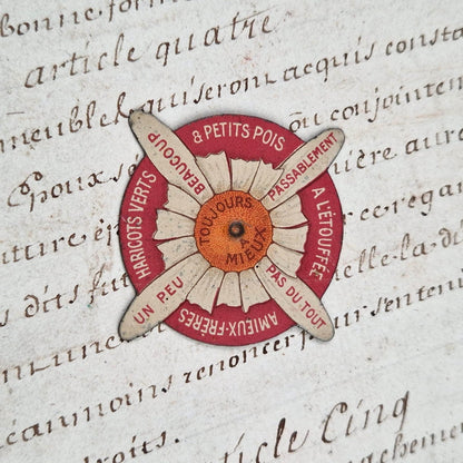 Ancienne toupie de comptoir « AMIEUX Frères »