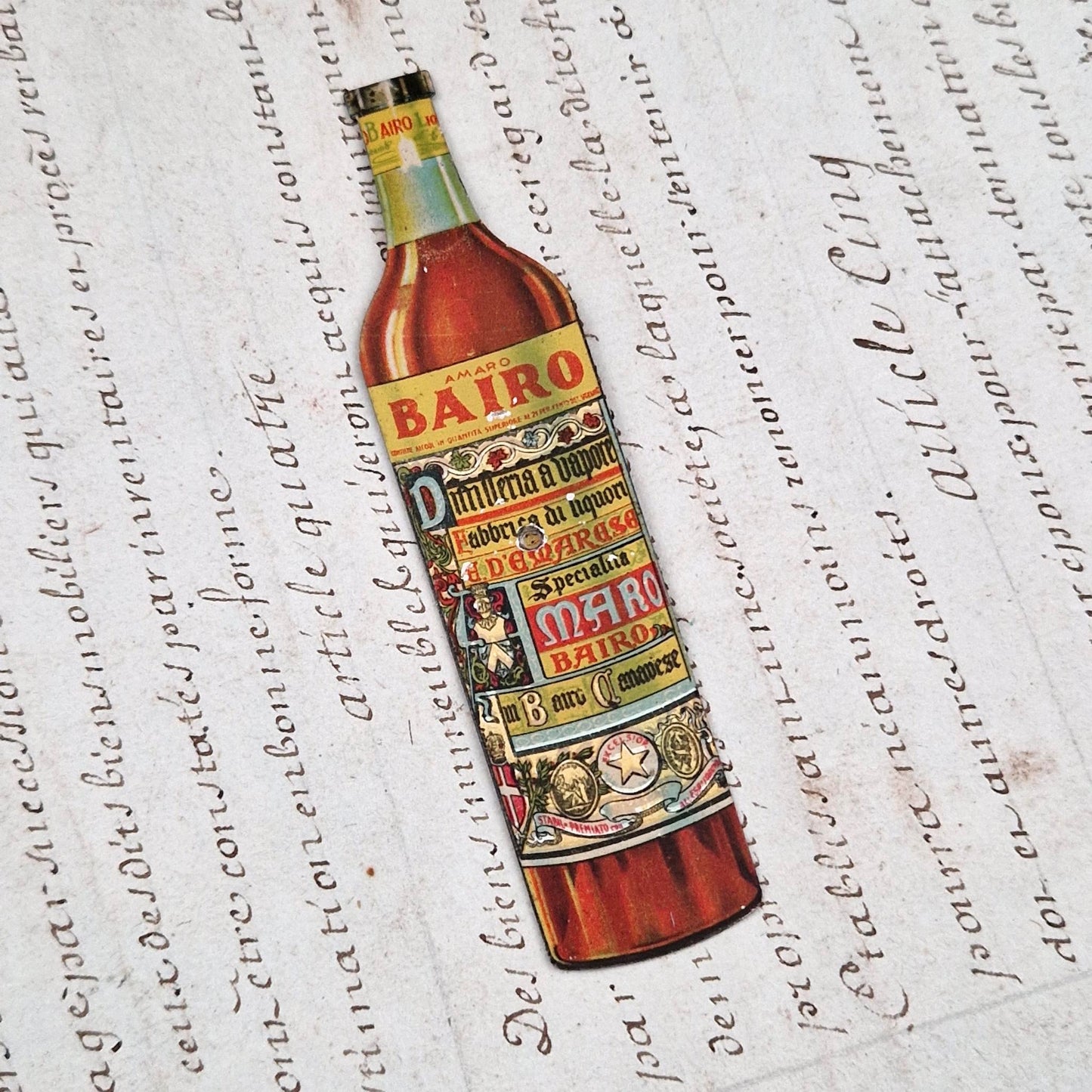 Toupie publicitaire de comptoir « Bairo »