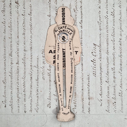 Rare publicité à système ancienne «  Dubonnet - Lui / Elle »