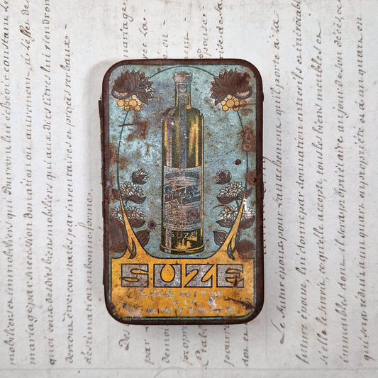 Boîte publicitaire « SUZE,  Apéritif à la gentiane »