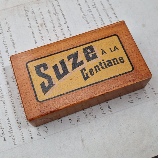 Boîte à cartes publicitaire « SUZE à la Gentiane »