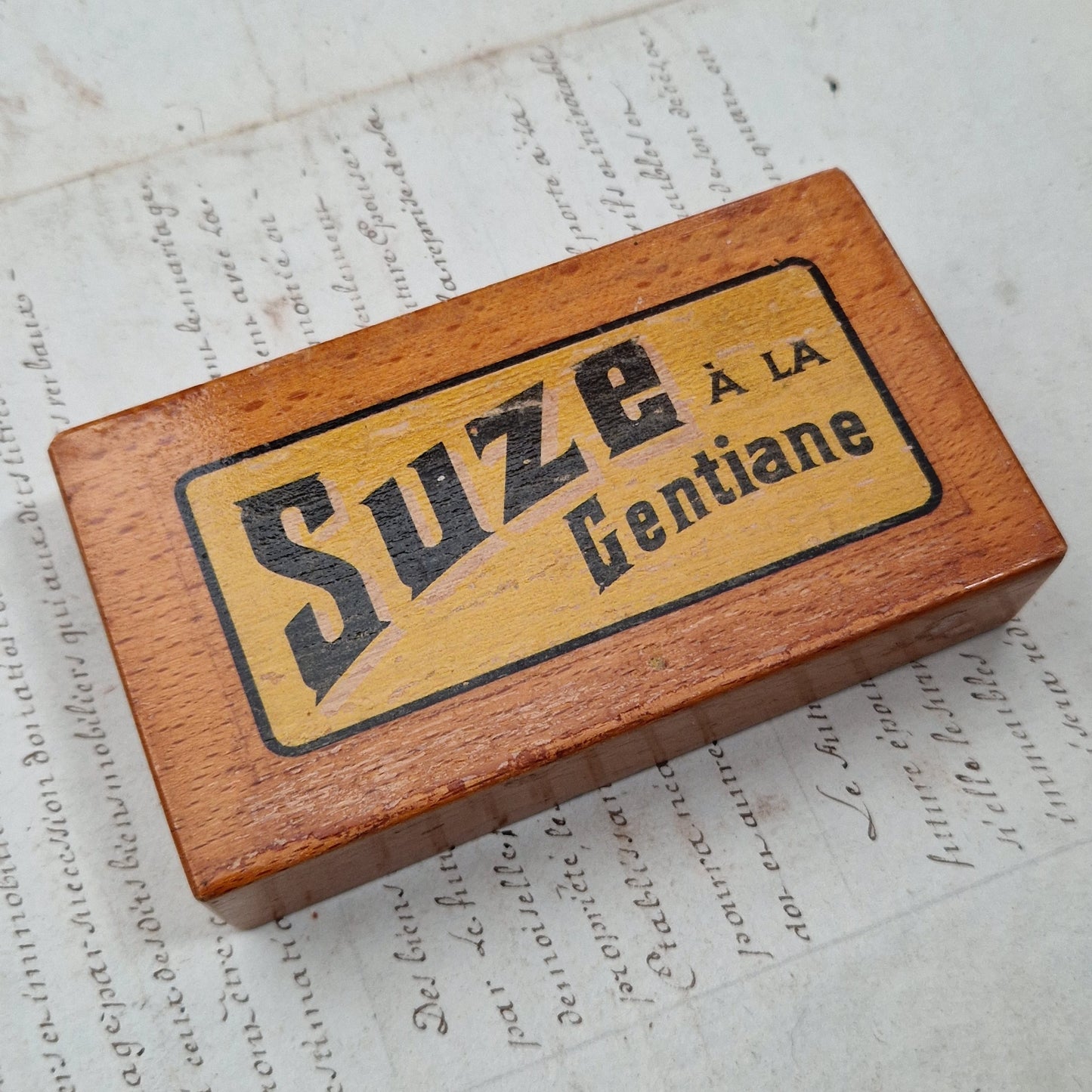 Boîte à cartes publicitaire « SUZE à la Gentiane »