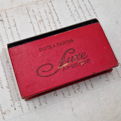 Boîte à cartes publicitaire « SUZE Apéritif »