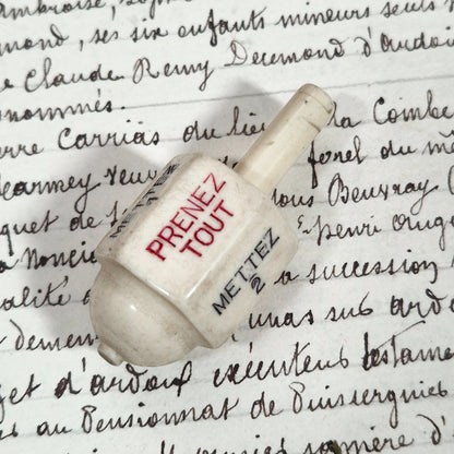 Ancienne « Toupie de comptoir » - Prenez tout !