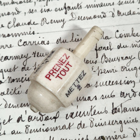 Ancienne « Toupie de comptoir » - Prenez tout !