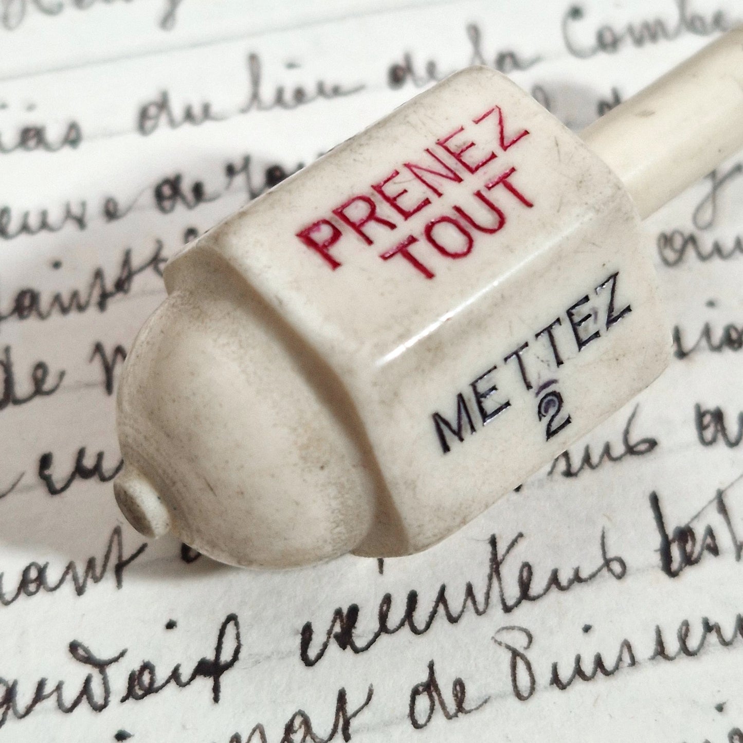 Ancienne « Toupie de comptoir » - Prenez tout !